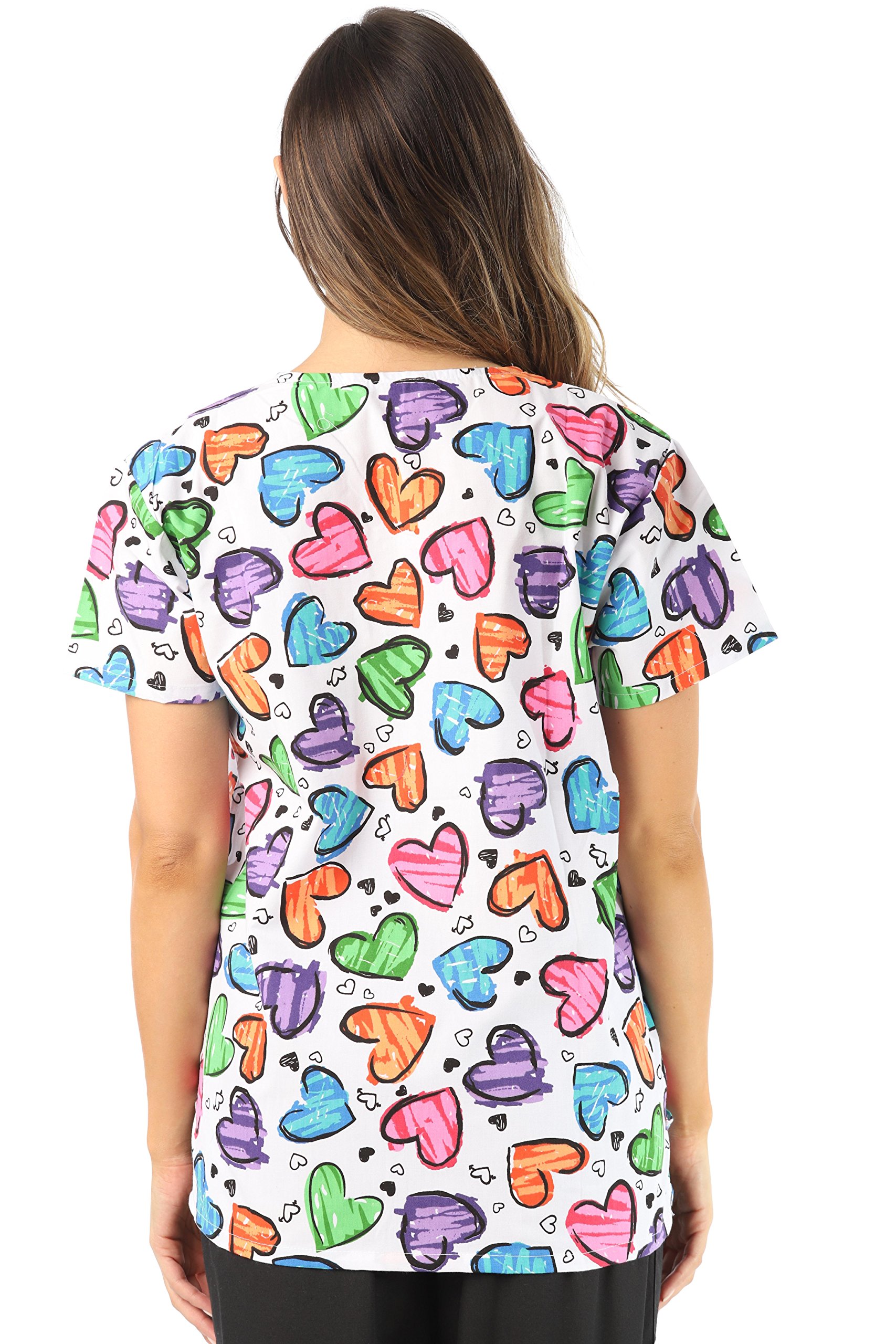 Just Love Women's Scrub Tops Scrubs 216V-28-3X