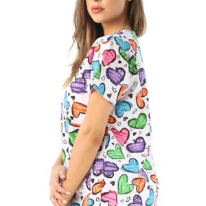 Just Love Women's Scrub Tops Scrubs 216V-28-3X