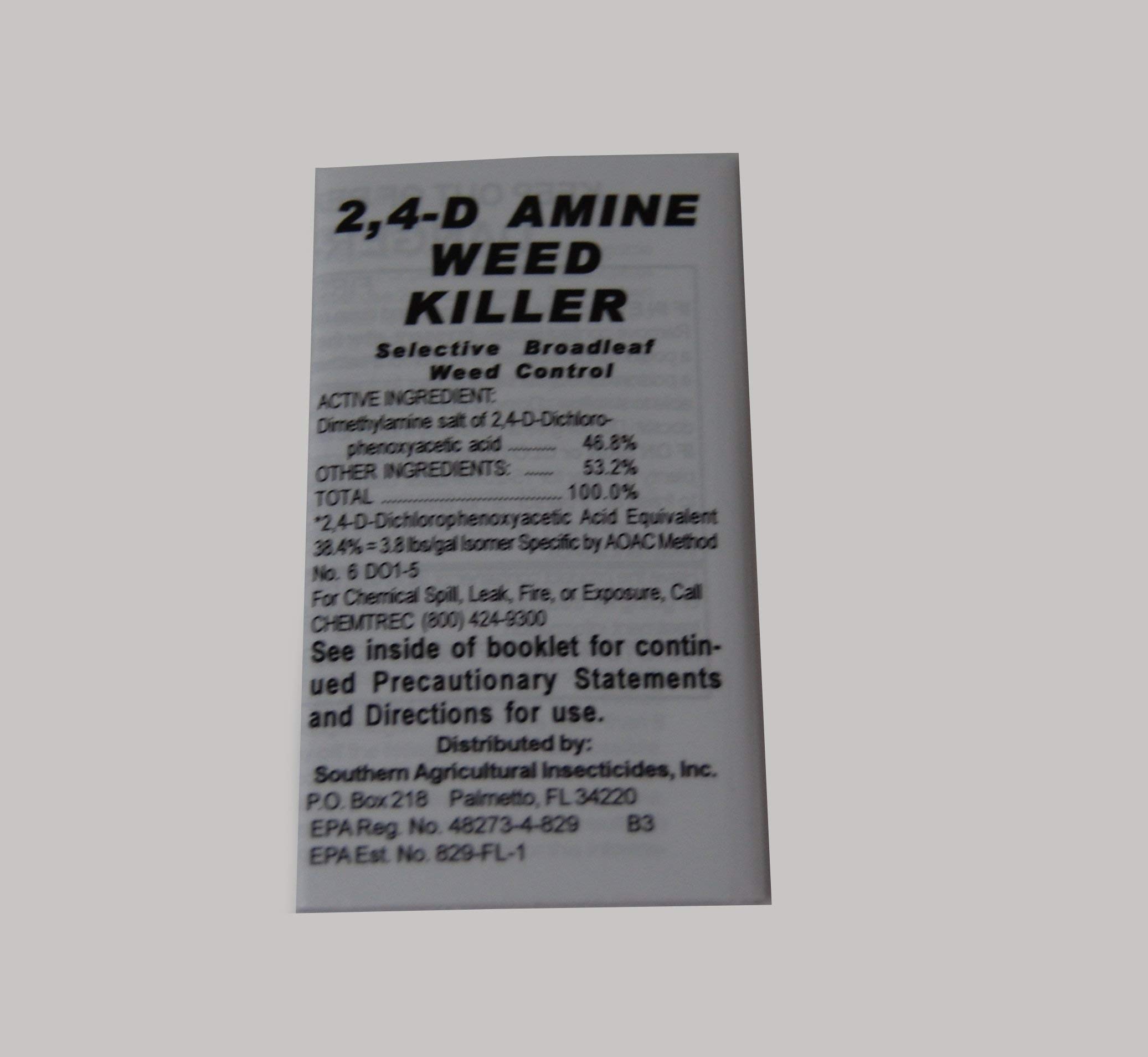 Albaugh, LLC 2;4-D Amine 4 - Herbicide - Active Dimethylamine Salt of 2,4-D 46.5% - 1 Quart by Growers Solution