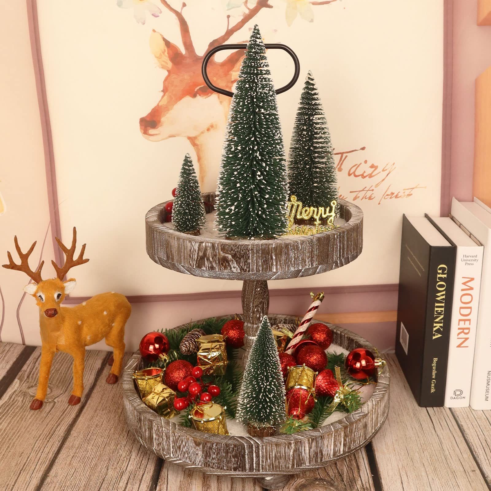 Desktop Miniature Pine Tree Tabletop Christmas Tree Small Pine Tree Decor Christmas Tree Toppers