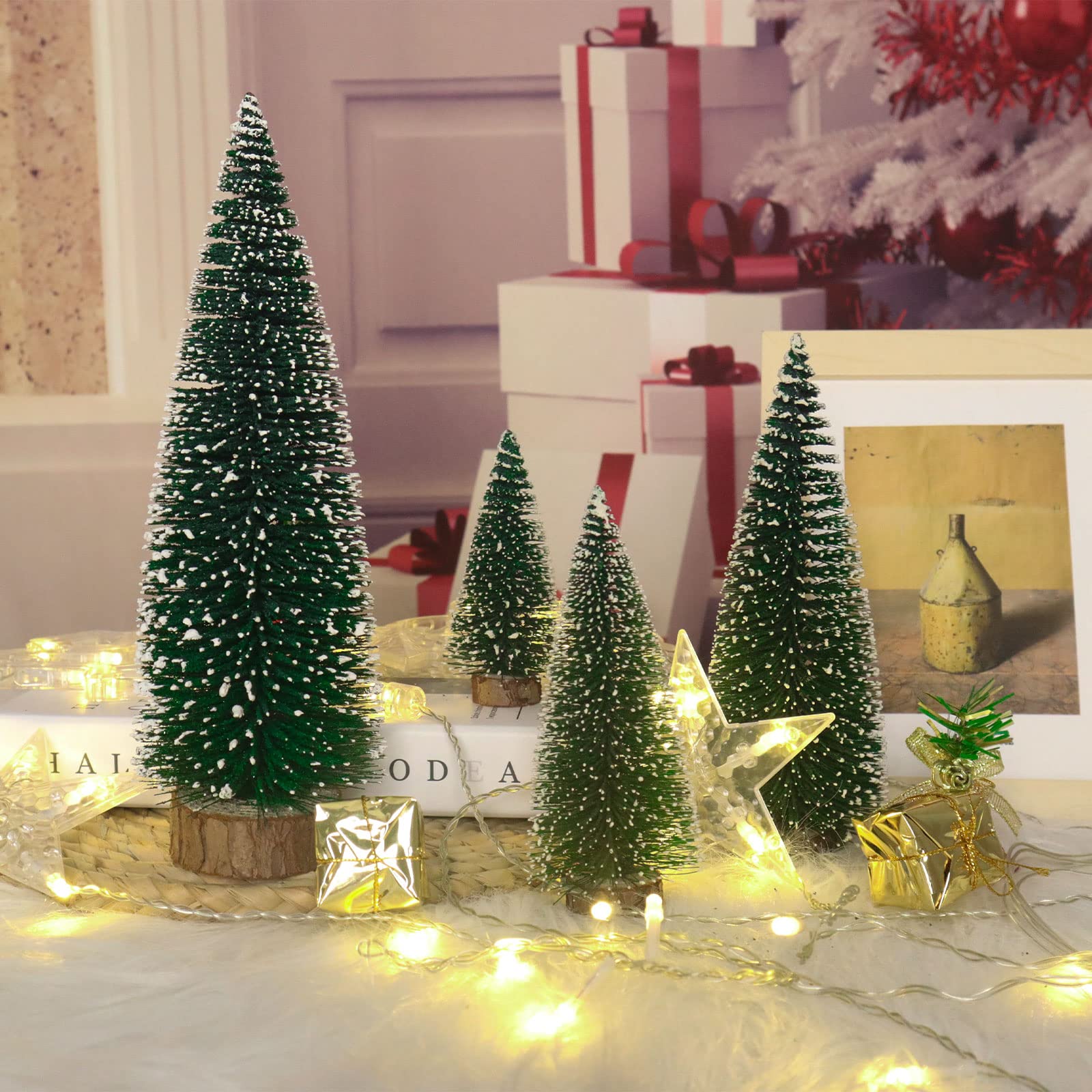 Desktop Miniature Pine Tree Tabletop Christmas Tree Small Pine Tree Decor Christmas Tree Toppers