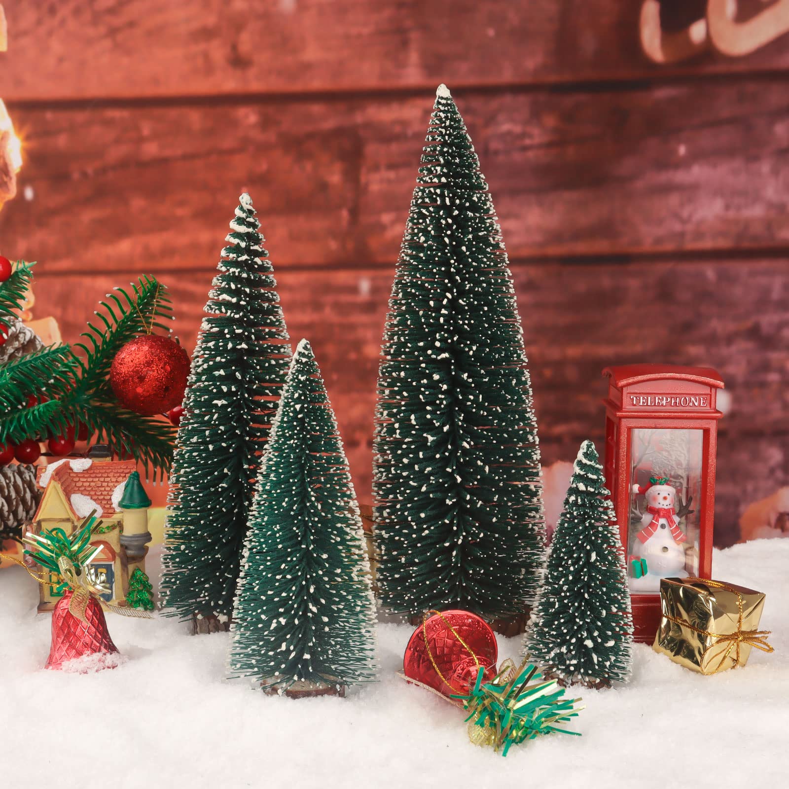 Desktop Miniature Pine Tree Tabletop Christmas Tree Small Pine Tree Decor Christmas Tree Toppers