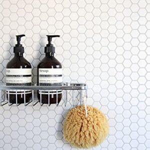 White 2" Hexagon Porcelain Mosaic Floor and Wall Backsplash Kitchen Bath