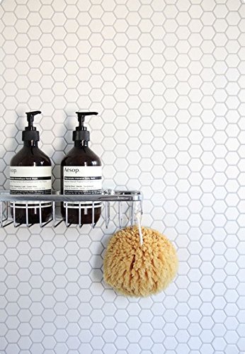 White 2" Hexagon Porcelain Mosaic Floor and Wall Backsplash Kitchen Bath