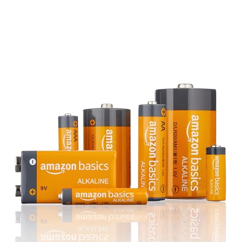 Amazon Basics 24-Pack D Cell Alkaline All-Purpose Batteries, 1.5 Volt, 5-Year Shelf Life