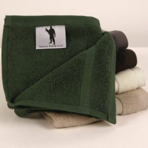 VETERAN TEXTILE LLC Luxury Hotel & Spa, Turkish COTTON,6 Pieces Towels Set, Max-Softness by Veteran Textile (DARK GREEN)