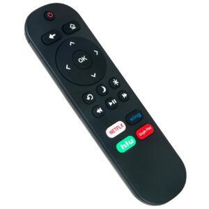 NS-RCRUS-17 Replace Remote fit for Insignia Roku TV NS-24ER310NA17 NS-65DR620NA18 NS-48DR510NA17 NS24ER310NA17 NS-32DR310NA17 NS-43DR710NA17 NS-55DR710NA17 NS-50DR710NA17 NS-43DR620NA18 NS-50DR620NA18