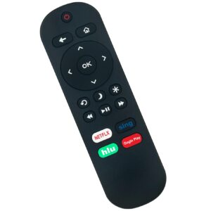 NS-RCRUS-17 Replace Remote fit for Insignia Roku TV NS-24ER310NA17 NS-65DR620NA18 NS-48DR510NA17 NS24ER310NA17 NS-32DR310NA17 NS-43DR710NA17 NS-55DR710NA17 NS-50DR710NA17 NS-43DR620NA18 NS-50DR620NA18