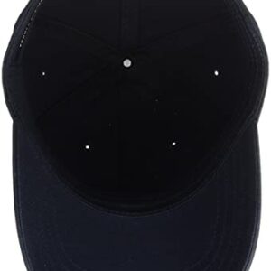 Tommy Hilfiger Men's Cotton Billy Adjustable Flap Baseball Cap, Navy Blazer, O/S