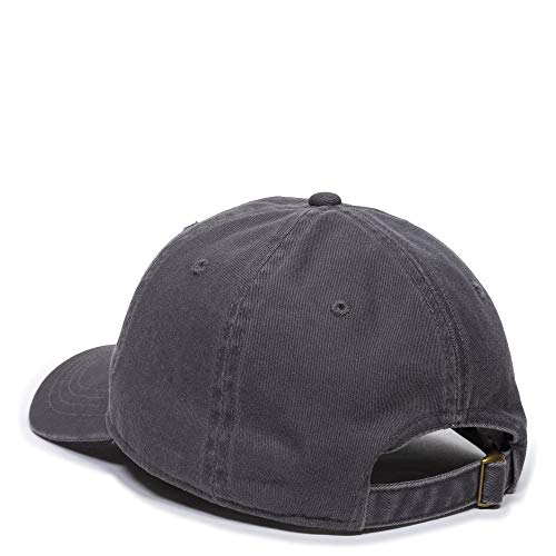 Outdoor Cap Mountain Embroidered Dad Hat â€“ Adjustable Soft Cotton Polo Style Unstructured Baseball Cap for Men & Women, Charcoal