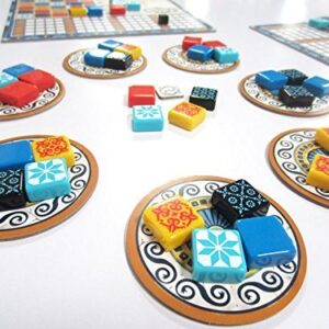 Azul-Board Game Strategy-Board Mosaic-Tile Placement Family-Board for Adults and Kids Ages 8 up 2 to 4 Players