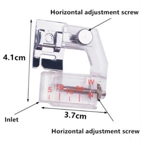 FQTANJU Tape Binding Sewing Machine Presser Foot Sewing Supplies Fit for Most of Low Shank Sewing Machine