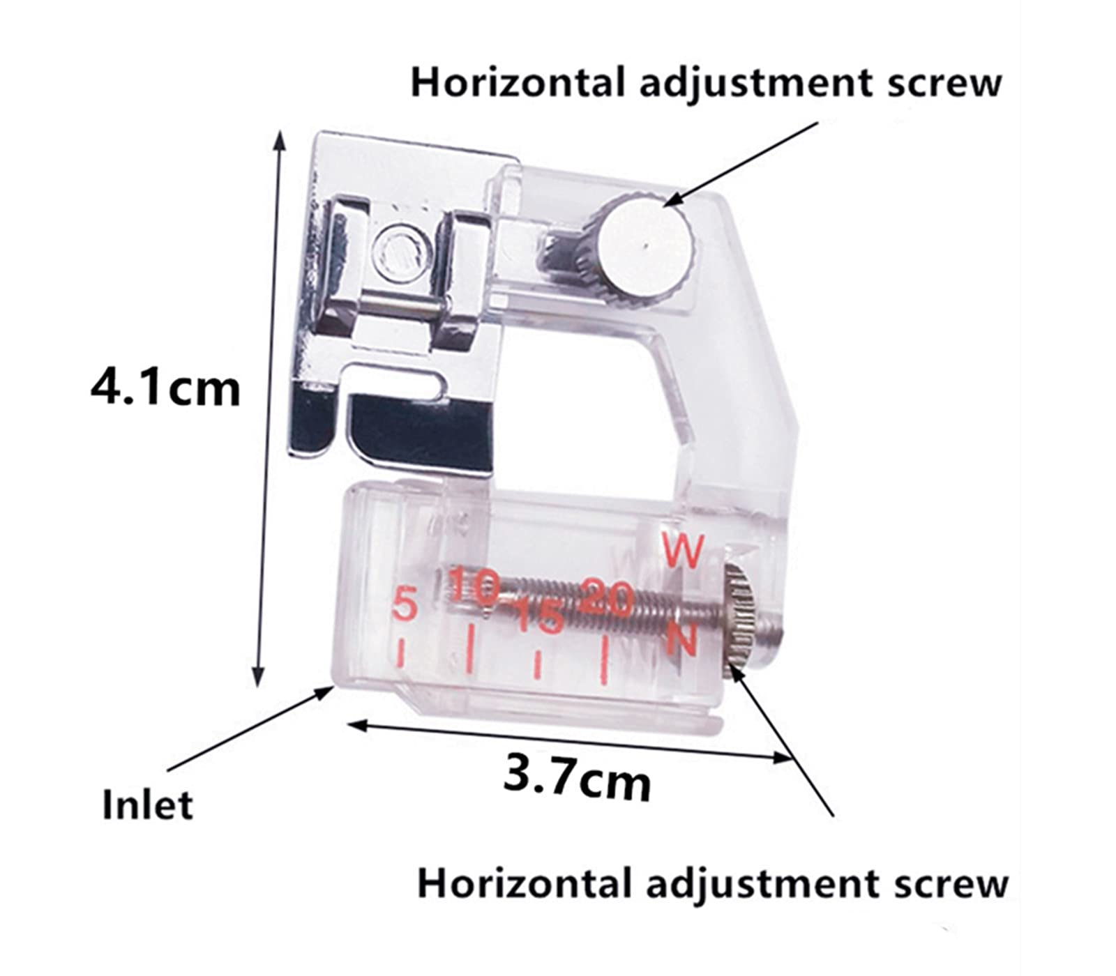 FQTANJU Tape Binding Sewing Machine Presser Foot Sewing Supplies Fit for Most of Low Shank Sewing Machine