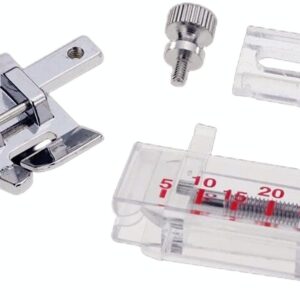 FQTANJU Tape Binding Sewing Machine Presser Foot Sewing Supplies Fit for Most of Low Shank Sewing Machine