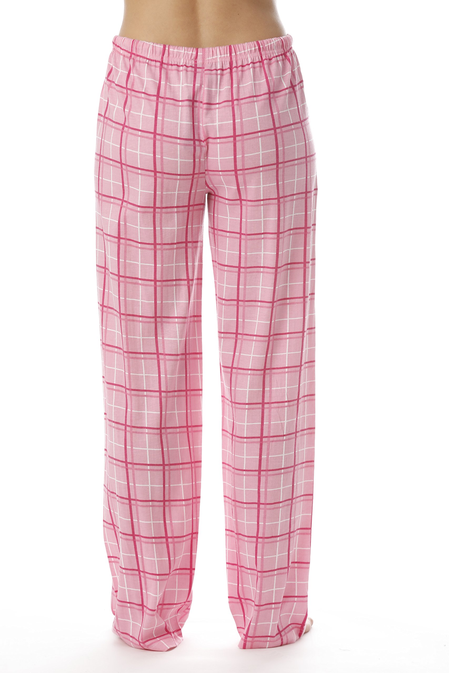 Just Love Women Plaid Pajama Pants Sleepwear 6324-PNK-10281-L