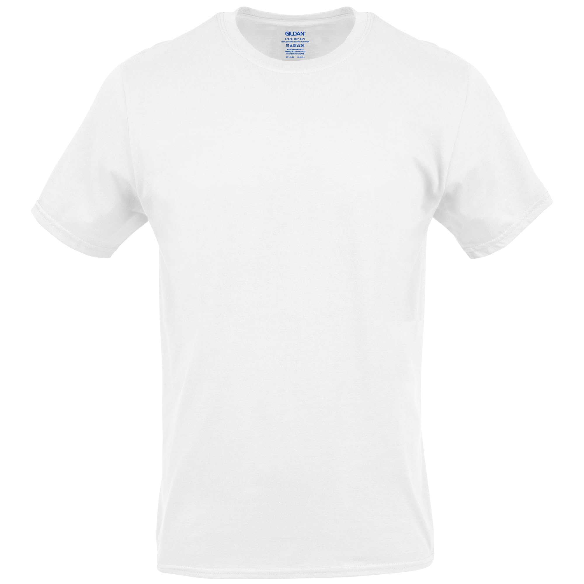 Gildan Men's Crew T-Shirts, Multipack, Style G1100, White (6-Pack), Small