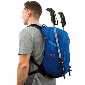 Osprey Hikelite 18L Unisex Hiking Backpack, Blue Bacca