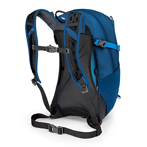 Osprey Hikelite 18L Unisex Hiking Backpack, Blue Bacca