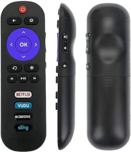 universal rc280 remote control compatible with all tcl roku smart tv with cbsnews netflix sling vudu shortcuts