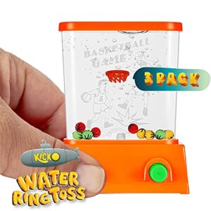 Kicko Water Game - Variety Pack - Red, Orange, Green - 3 Pack - Assorted Handheld Water Games for Kids of All Ages Kids, Teens, Adults - Party Favor, Hours of Fun, Just Add Water