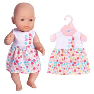 Ebuddy 6 Sets Doll Clothes Outfits for 14 to 16 Inch Baby Dolls, 15 Inch Baby Dolls and 18 inch Girl Doll