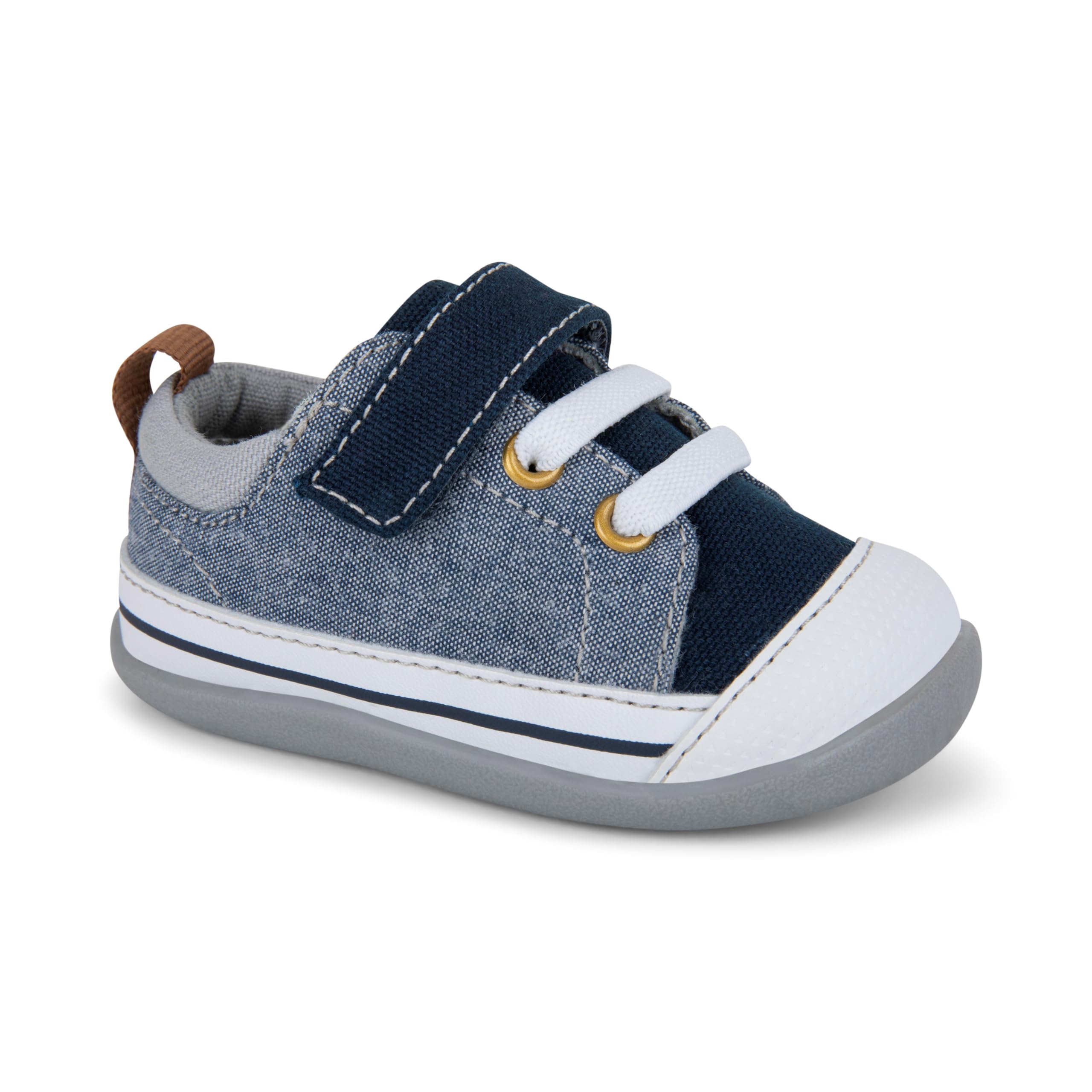 See Kai Run - Stevie II First Walker Shoe for Infants, Blue Denim, Infant 6