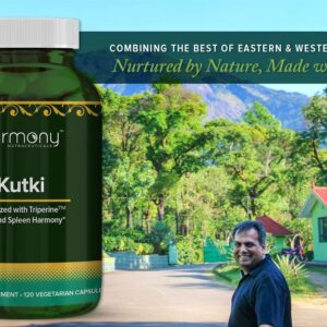 Kutki Supreme - Harmony Nutraceuticals Ayurvedic Medicine for Healthy Skin, Immune and Respiratory Systems - 120 Vegan Organic Capsules