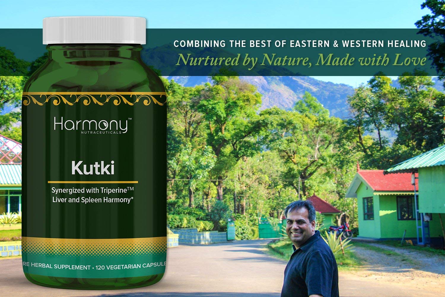 Kutki Supreme - Harmony Nutraceuticals Ayurvedic Medicine for Healthy Skin, Immune and Respiratory Systems - 120 Vegan Organic Capsules