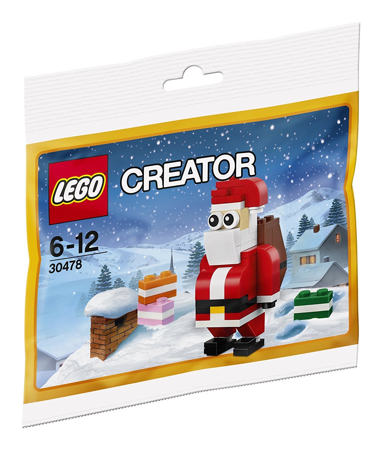 LEGO Creator 30478 Jolly Santa Christmas Polybagged 74 Piece Set