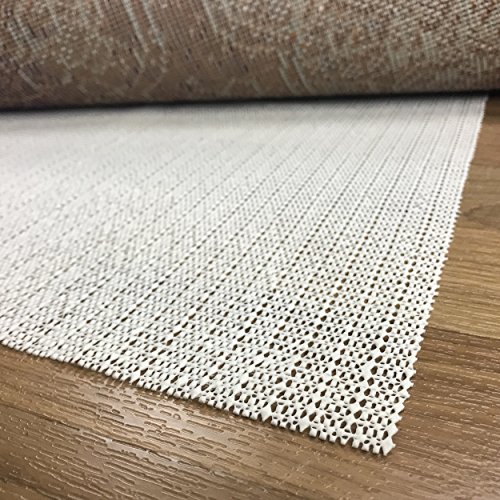 Superior Area Rug Pad, Non-Slip, Non-Skid, Floor Protector, Table Runner, Hardwood and Tile Floors Padding, Washable, Place Mats, Gripper Mat, Slide Stoppers, Rubber Rug Grip, 5' x 8', Cream