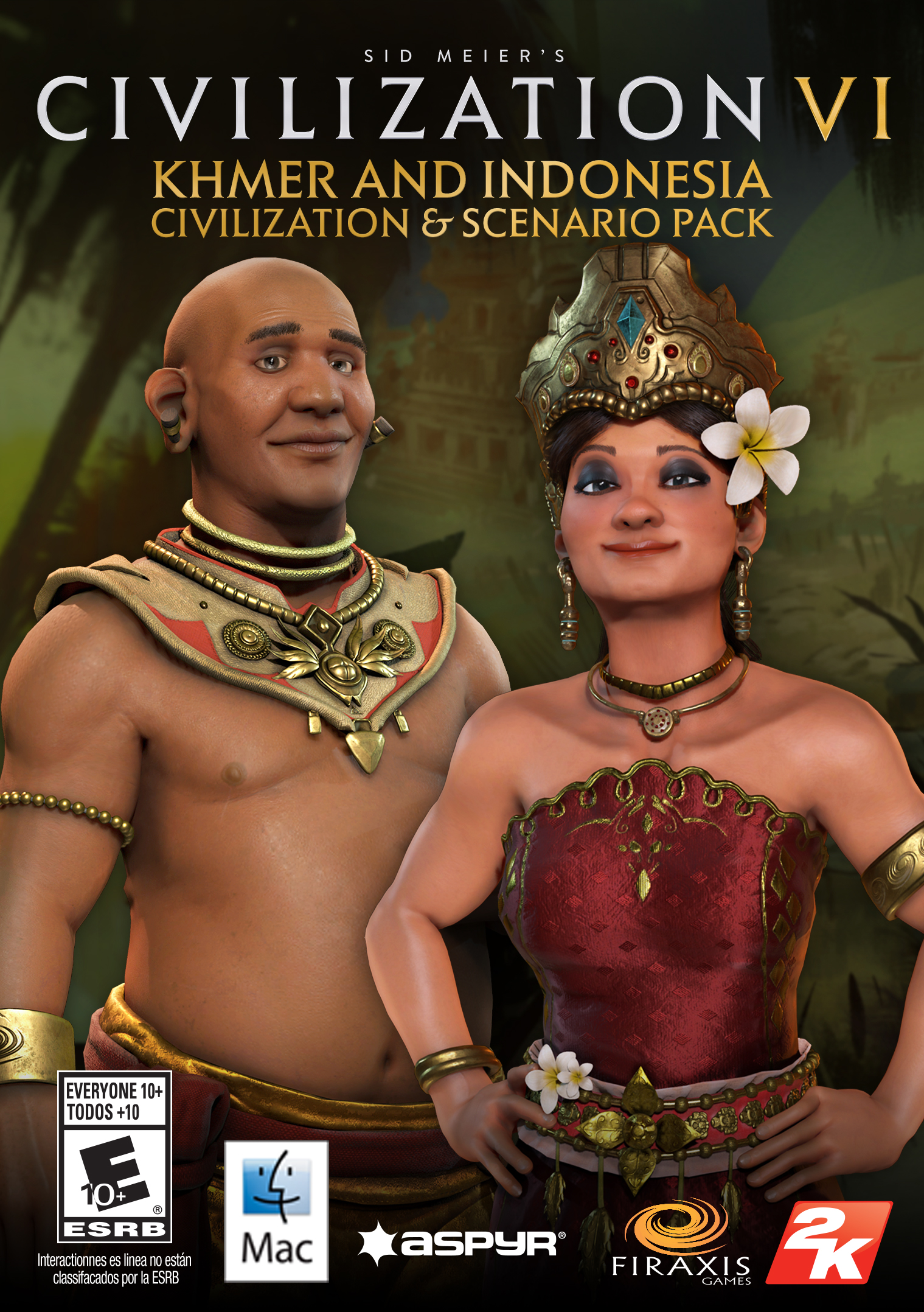 Sid Meier’s Civilization VI - Khmer and Indonesia Civilization & Scenario Pack [Mac] [Online Game Code]