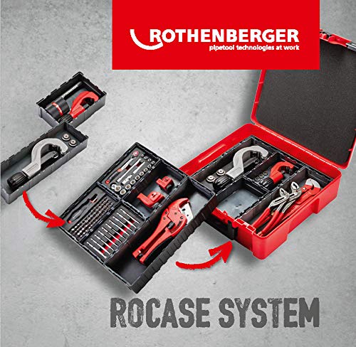 Rothenberger 1000002183 Socket Set 38 pcs. Tool Set Hex Key Socket 1/2 for hexagon socket 8 – 32 mm Diameter 1.5 – 10 mm | Reusable Robox | Chrome Vanadium Steel, Grey