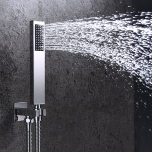 Shower Faucet Sets Complete,Rough-in Valve Included and Full Metal Components in Chrome Finish,Sumerain