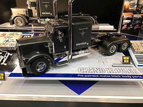 Tamiya Grand Hauler R/C Truck Kit - Matte Black Edition Black 0.5 Liters, 1 Count (Pack of 1)