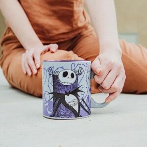 Silver Buffalo Disney Nightmare Before Christmas Jack Skellington Ceramic Mug, 20 Ounces