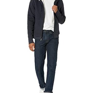 Amazon Essentials Men's Sherpa-Lined Full-Zip Fleece Hoodie, Navy, XX-Large