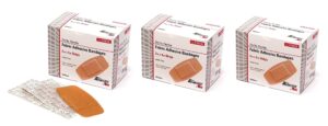 proadvantage p150125 flexible large adhesive bandages 2" x 4" (pack of 150)