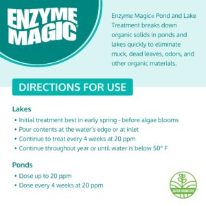 ENZYME MAGIC Pond and Lake Treatment – 1 Gallon