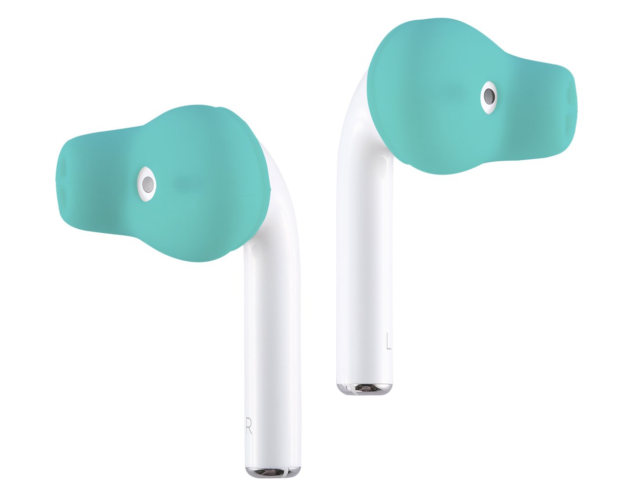 ACOUS Design Purest Earbuds Covers Anti-Slip Sport Covers Compatible with Apple EarPods and AirPods (Light Blue)