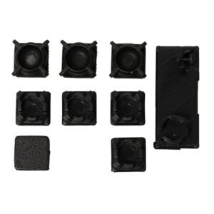 screw feet cover kit rubber boot pad replacement for sony ps3 slim 2000 3000 console(pack of 9)