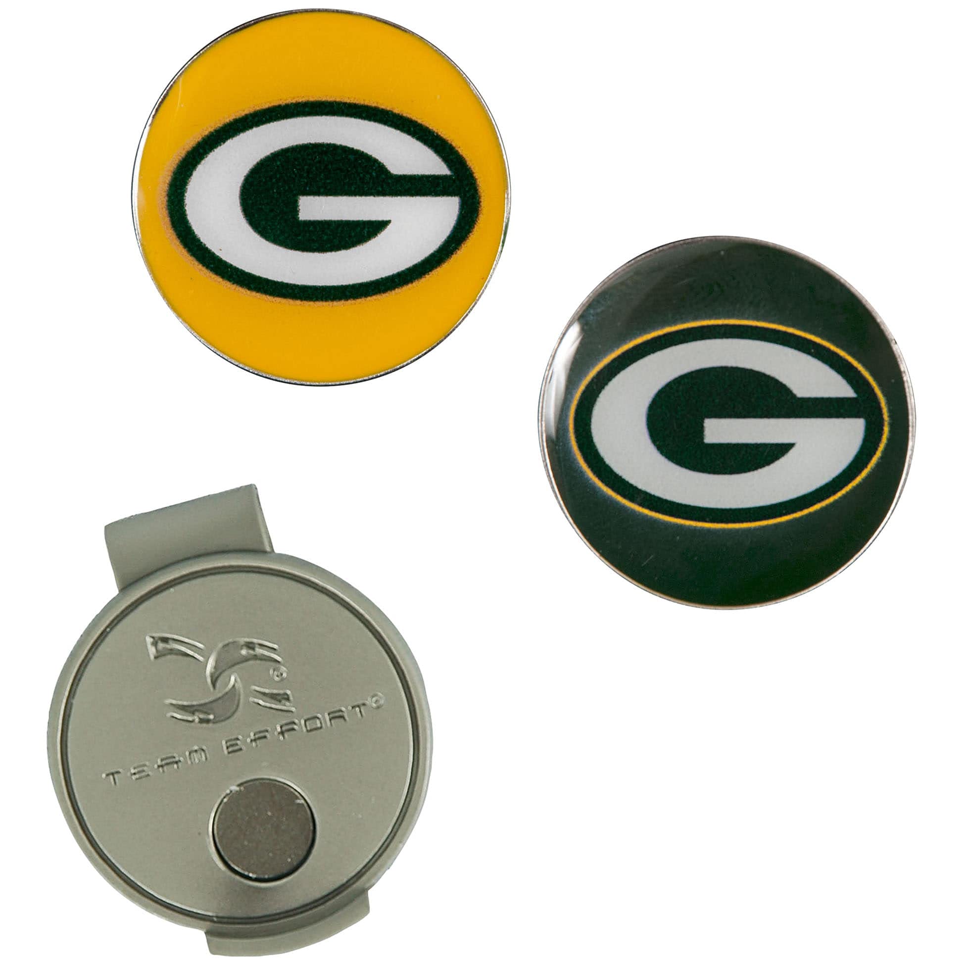 Team Effort Green Bay Packers Hat Clip & Ball Markers Set