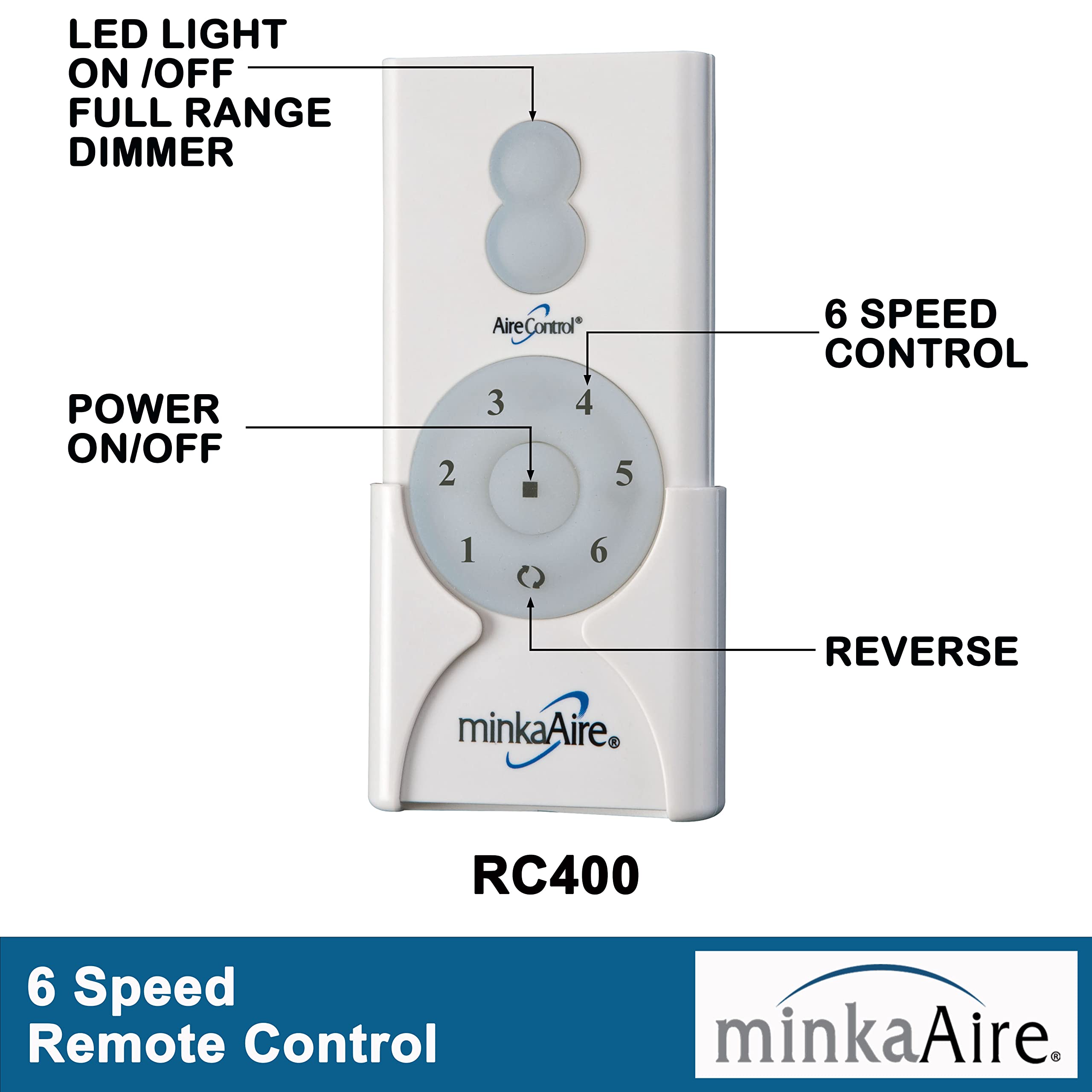 MINKA-AIRE F896-65-BNW Xtreme H2O 65 Inch Outdoor Ceiling Fan with DC Motor, Silver Brushed Nickel Wet Finish