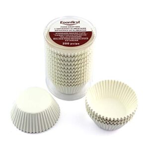 Eoonfirst Standard Size Baking Cups Thanksgiving Day Party Cupcake Liners 200 Pcs (White)