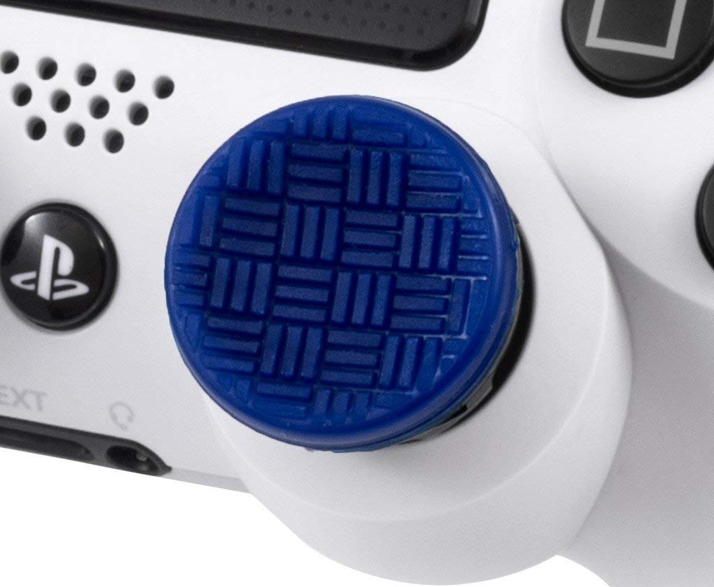 KontrolFreek Omni for Playstation 4 (PS4) and Playstation 5 (PS5) | Performance Thumbsticks | 2 Low-Rise Concave | Blue