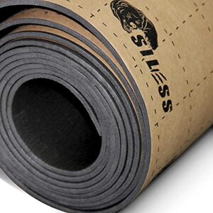 siless liner 157 (4 mm) mil 36 sqft car sound deadening closed cell foam & heat insulation mat - pe foam sound deadener material & heat barrier