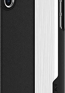 TUMI Vertical Slider Case Series Cover for Apple iPhone X 10 - Black/Silver