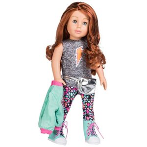 Adora Amazon Exclusive Amazing Girls Collection, 18” Realistic Doll with Changeable Outfit and Movable Soft Body, Birthday Gift for Kids and Toddlers Ages 6+ - Sam