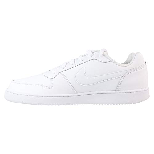 Nike Men's Ebernon Low Basketball Shoe, White/White, 12 Regular US