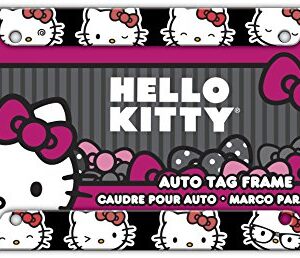 Chroma Graphics 42558 Hello Kitty Emoji Heads Plastic Frame, 12.5x6.25x0.2, Black/White/Red