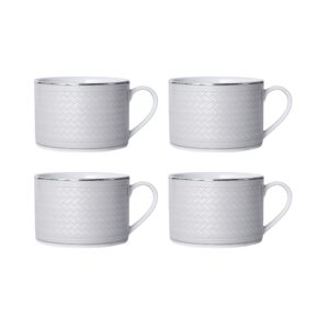 Mikasa Percy 20-Piece Porcelain Dinnerware Set, Service for 4, Grey